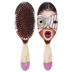 Brushworx Artists and Models Cushion Hair Brush Sugar Baby