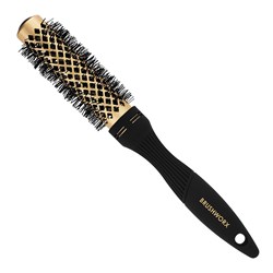 Brushworx Gold Ceramic Hot Tube Hair Brush, Small