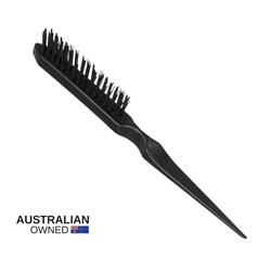 Dateline Professional Nylon 3 Row Teasing Hair Brush