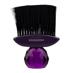 Silver Bullet Black Crystal Neck Brush - Purple