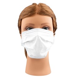 Disposable Face Mask White 50pc