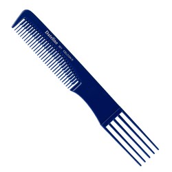 Dateline Professional Blue Celcon 301 Plastic Teasing and Lifter Comb