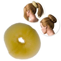 Dress Me Up Hair Donut Blonde - Large, Regular