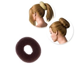 Dress Me Up Hair Donut Brown - Small, Regular