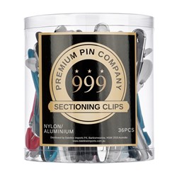 Premium Pin Company 999 Nylon/Aluminium Sectioning Clips - 301