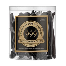 Premium Pin Company 999 Black Nylon/Aluminium Sectioning Clips - 302