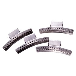 Dateline Professional 3" Finger Wave Hair Clips, 24pk