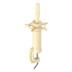 Dateline Large Ivory Mannequin Clamp with Extension Tube