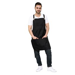 Salon Smart Vintage Protective Apron in Black 