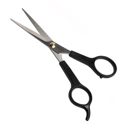 Iceman Black Handle 5.5" Scissors