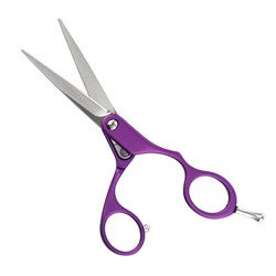 Iceman 5.5" Cool Purple Scissors - Hand Honed Blades