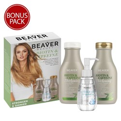 Beaver Biotin and Caffeine Thickening Pack