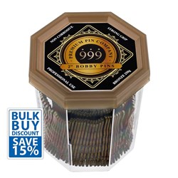 Premium Pin Company 999 Bulk Buy Bobby Pins 2" Bronze 3pk