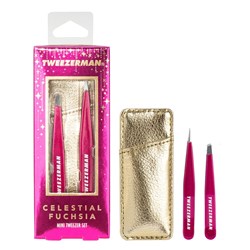 Tweezerman Mini Tweezer Set Fuchsia