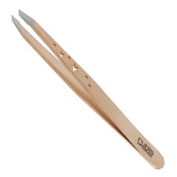 Rubis Slant Tweezer Rose Gold with Stars