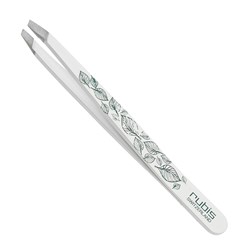 Rubis Slant Tweezer White Leaves