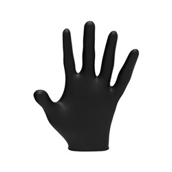LVL3 NITRILE GLOVES BLACK SML 11100 100PC LEVEL3 L3VEL3
