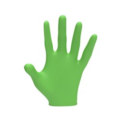 LVL3 NITRILE GLOVES LIME LGE 11402 100PC LEVEL3 L3VEL3