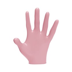 LVL3 NITRILE GLOVES P/PINK LGE 11002 PEARL PINK 100PC LEVEL3 L3VEL3