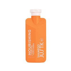 JUSTK NOURISHING SHAMPOO 300ml KERATIN & COLLAGEN FOR ALL HAIR TYPES