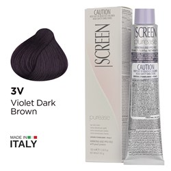 Screen Purease Colour 3V Violet Dark Brown