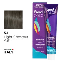 Fanola Color Hair Colour 5.1 Light Chestnut Ash