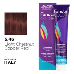 FANOLA 5.46 LT CHEST COPPR RED 1086053 LIGHT CHESTNUT COPPER RED COLOUR 100ml
