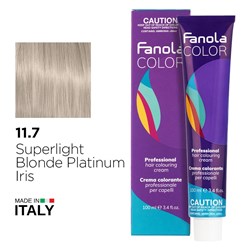 FANOLA 11.7 SUPR BLD PLAT IRIS 1086082 SUPER BLONDE PLATINUM IRIS COLOUR 100ml