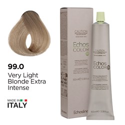 Echos Color Vegan Hair Colour 99.0 Very Light Blonde Extra Intense