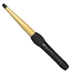 Silver Bullet Fastlane Regular Ceramic Conical Curling Iron in Gold