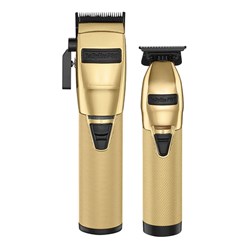 BaBylissPRO LimitedFX Gold Clipper and Outliner Trimmer Duo