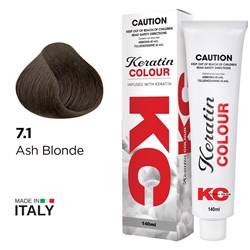 Keratin Colour Permanent Colour 7.1 Ash Blonde