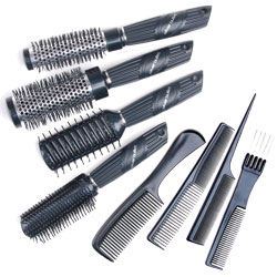 <h2>Free Shipping Over $149</h2>
<p>An expansive array of hair brushes and combs to meet your every need. From detangling brushes to teasing brushes, paddle brushes to hot tube brushes, styling brushes to blow-drying brushes and many other professional <a href="/hair-and-beauty-supplies" title="salon products">salon products</a>. <a href="/" title="Salon Supply Store">Salon Supply Store</a> is an authorized stockist for all brands we carry.</p>
