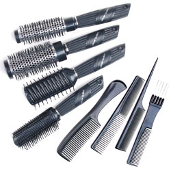 <h2>Free Shipping Over $149</h2>
An expansive array of <strong>hair brushes and combs</strong> to meet your every need. From <em>detangling brushes</em> to <em>teasing brushes</em>, <em>paddle brushes</em> to <em>hot tube brushes</em>, <em>styling brushes</em> to <em>blow-drying brushes</em> and many other professional <a href="/beauty-and-hair-products" title="salon products" class="redline">salon products</a>. <a href="/" title="Salon Supply Store" class="redline">Salon Supply Store</a> is an authorized stockist for all brands we carry.