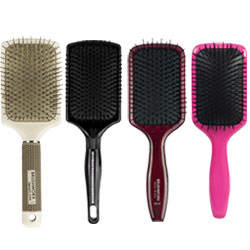 <h2>Free Shipping Over $149</h2>
<strong>Paddle brushes</strong> are essential for smooth, silky and <em>frizz-free hair</em>. With a large cushion base of bristles, <em>paddle hair brushes</em> are ideal for long and thick hair. A must-have for blow-drying naturally straight hair or finishing wavy and curly hair.&nbsp;Find other <em>hair brushes</em> in our <a href="/hair-brushes-and-combs" title="hair brushes and Combs" class="redline">hair brushes and Combs</a> section.