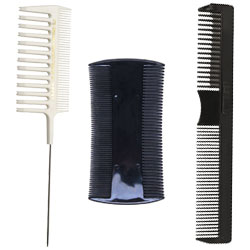 <h2>Free Shipping Over $149</h2>
Salon Saver&rsquo;s selection of <strong>speciality combs</strong> includes combs for highlighting and foiling hair with colour, combs with razors which are ideal for men&rsquo;s haircuts and lice combs. As the Australian authorized stockist for all brands we carry, rest assured of quality.&nbsp;Find other <em>hair brushes</em> in our <a href="/hair-brushes-and-combs" title="hair brushes and Combs" class="redline">hair brushes and Combs</a> section.