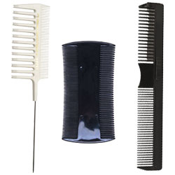 <h2>Free Shipping Over $149</h2>
Salon Saver&rsquo;s selection of <strong>speciality combs</strong> includes combs for highlighting and foiling hair with colour, combs with razors which are ideal for men&rsquo;s haircuts and lice combs. As the Australian authorized stockist for all brands we carry, rest assured of quality.&nbsp;Find other <em>hair brushes</em> in our <a href="/hair-brushes-and-combs" title="hair brushes and Combs" class="redline">hair brushes and Combs</a> section.
