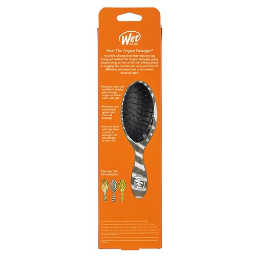 WetBrush Safari Original Detangler Brush Zebra