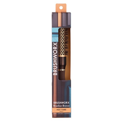 Brushworx Brazilian Bronze Hot Tube Hair Brush Small