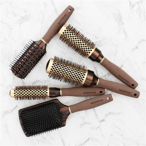 Brushworx Brazilian Bronze Hot Tube Hair Brush Small