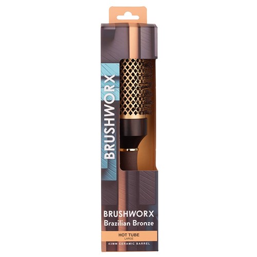 Brushworx Brazilian Bronze Hot Tube Hair Brush Large