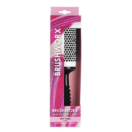 Brushworx Smooth n Curl Hot Tube Brush Large Brush