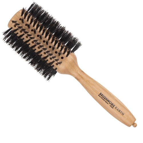 Brushworx Earth Bamboo Radial Brush Extra Large 