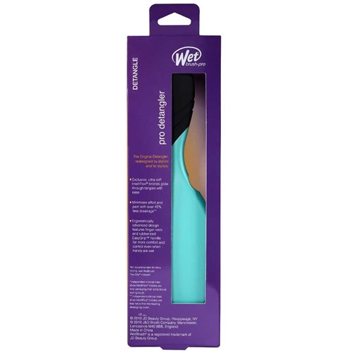 WetBrush Pro Detangler Aqua Box Back