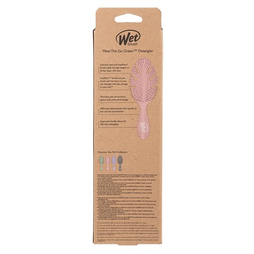 WetBrush Go Green Detangler Hair Brush Pink