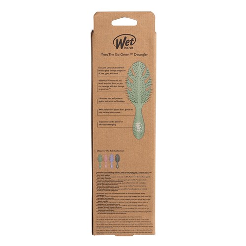 WetBrush Go Green Detangler Hair Brush Green