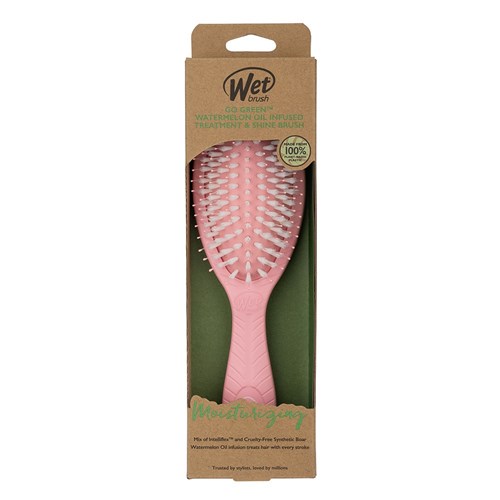 WetBrush Go Green Shine Hair Brush Pink