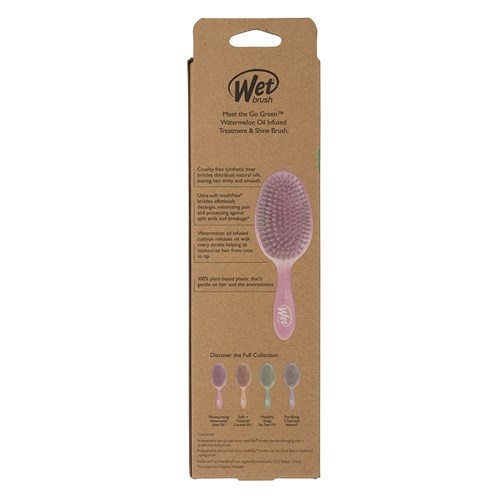 WetBrush Go Green Shine Hair Brush Pink