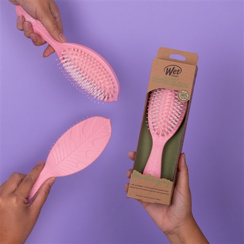 WetBrush Go Green Shine Hair Brush Pink