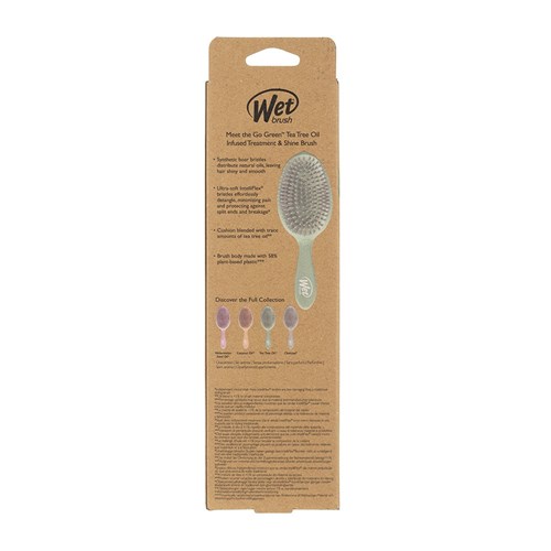 WetBrush Go Green Shine Hair Brush Aqua